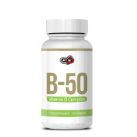 Pure Nutrition - Витамин B-50 КОМПЛЕКС - 100 Таблетки